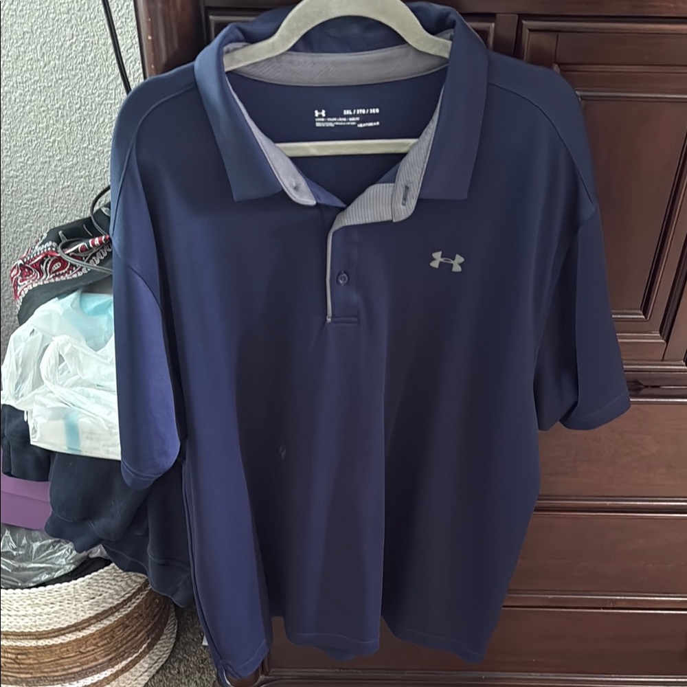 Under Armour Blue Performance Polo Shirt